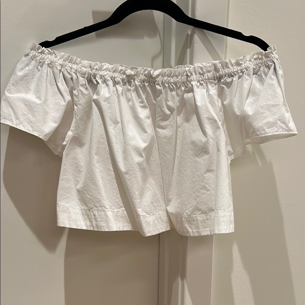 Wilfred White Off-Shoulder Top